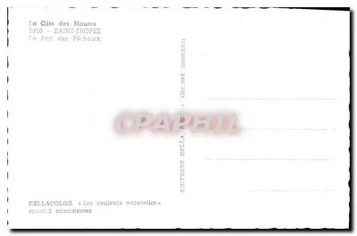 Saint-Tropez — Port rybacki — Éditions Reilla, Nice — Rewers