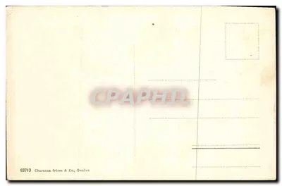 Castello di Chillon — Torre di difesa del XIII secolo (1255) — Charnaux frères & Co., Ginevra — Verso