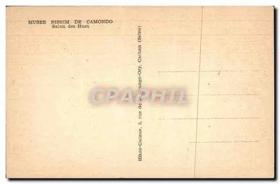 Salon Huet — Muzeum Nissim de Camondo — Hélo-Cachan, 5, rue de la Grange-Ory — Rewers