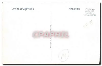 Casablanca — Kąt ogrodu ogrodniczego — Wydawnictwo L. M. Casablanca — Rewers