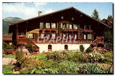 Chalé em Gstaad — Suíça — Photoglob-Wehrli AG, Zürich, n°653