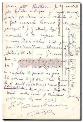 Clermont-Ferrand - Estátua de Blaise Pascal — Garel Alué, Bazar Clermont-Ferrand, N° 50 — Verso