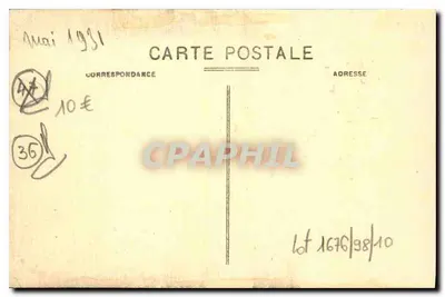 Argenton - Velhas Galerias — editor J. L. Anderson, n° 197 — Verso