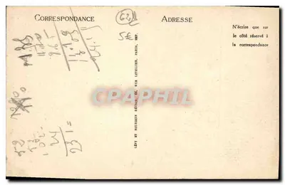 Paris-Plage — Bord de la Mer, o Jardim e os Hotéis — LL — Verso
