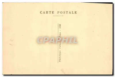 Cordes-sur-Ciel — Katedra św. Michała — Fototypia Farnaise Poux - Albi — Rewers