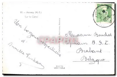 Annecy — Sobre o Canal — Jamsol — Verso