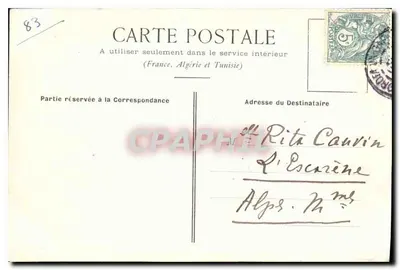 DAX — Pejzaż ogólny — Clair-Romain, Byron & Leon Balussaud, następcy — Rewers