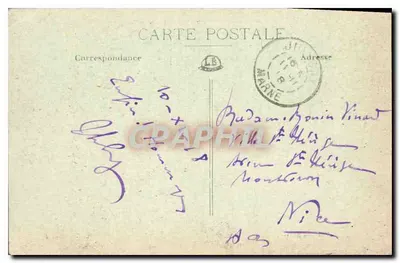 Juvigny — El Castillo — Editor no identificado, número de serie no visible — Reverso