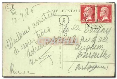 Clermont-Ferrand — Fonte de Amboise — G.J.d'O 1060 — Verso