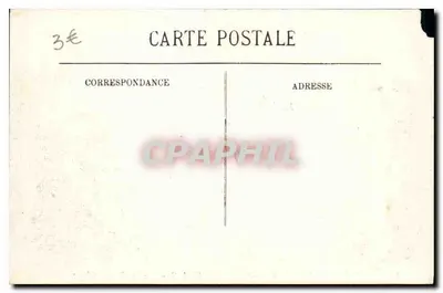 Montresor — Vista general del Castillo y las Antiguas Torres — Los Lados del Indre — LL. — Reverso