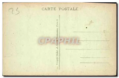 Crozant — Uma Torre das Ruínas — Compagnie Générale de Montmorency (Paris) — Verso