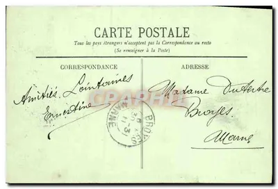 NANCY — Pomnik Carnota, przy wejściu na Cours Léopold — Wydawca C. P. M. nr 41 — Rewers