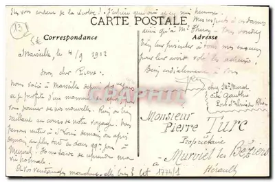Marseille — Kade van de Fraterniteit — onbekende uitgever, nr. 26 — Achterkant