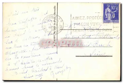 Marseille - A Basílica de Nossa Senhora da Guarda — Verso