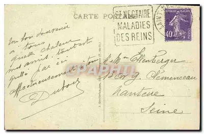 Grutas de Châteauneuf — Saint-Nectaire — editor G. D.O. n° 528 — Verso