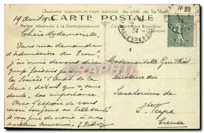 CAMBO-les-THERMES (B.-P.) — Nowy most i góry — Fototyp Marcel Delboy, Bordeaux — Rewers