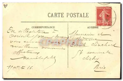 Onival — Na stokach skał — Wydawnictwo Galeries d'Unival — Rewers