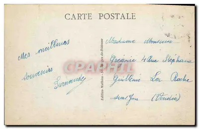 ROYAN-VAULIÈRES — Chaos Vallières — Wydawnictwo Mahieu - St. Ges-de-Didon — Rewers