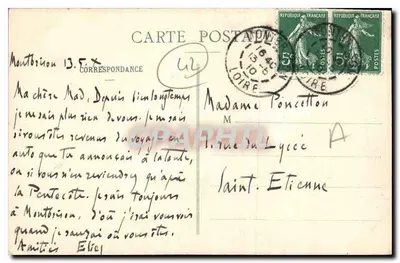 BOEN - Sous-Bois à Rotegnon — Édition Coiffet, Boën — Achterkant