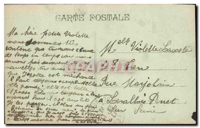 Marseille - Die Mole - Leuchtturm Ste-Marie — Verlag nicht sichtbar, Seriennummer nicht lesbar — Rückseite