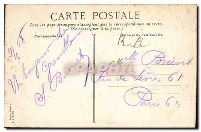 Granoille — Rzeka Isère i St-Eynard — wydawca AQUA-PHOTO L.V.A Cie — Rewers