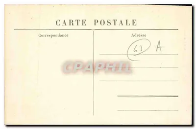 La Chaise-Dieu, ogólny widok z południowego zachodu — wjazd na drogę Paulhaguet (wysokość 1080 m) — "LA HAUTE-LOIRE ILLUSTRÉE" nr 1054 — Rewers