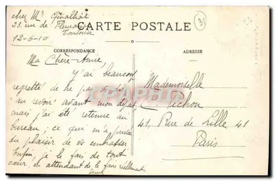 Toulouse — Widok panoramiczny — wydawca nieznany, nr serii 37 — Rewers