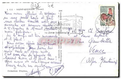 Saint-Quentin — Aisne — CPAPHIL n° 5 — Rewers