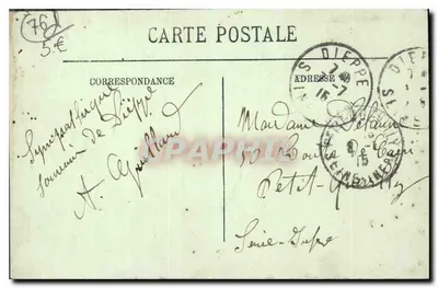 Dieppe — Kasyno i skały — LL — Rewers