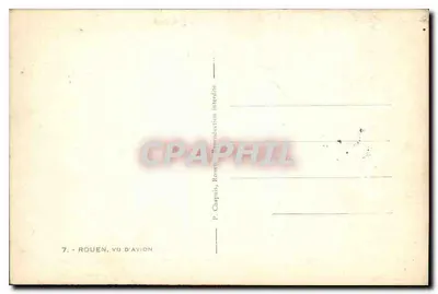 Rouen — Vue aérienne — P. Chapuis — Rewers