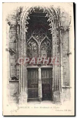 Harfleur — Porta Meridional da Igreja — Coleções ND Phot