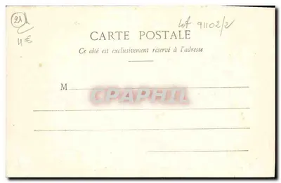 Castillo de La Roche-en-Brenil — Côte d'Or — editor L. V., n° 153 — Reverso