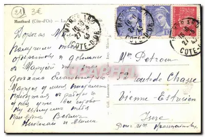 A Torre da Aubepin — Montbard (Côte-d'Or) — editor C. Ring — Verso