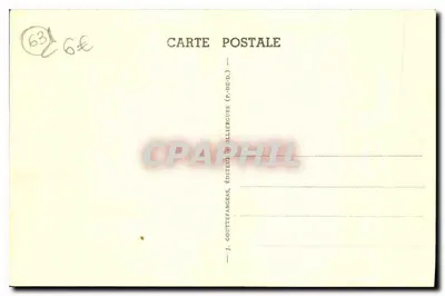 Clermont-Ferrand — As Três Avenidas e o Monumento aos Mortos da Guerra — G. d'O. 1957 — Verso