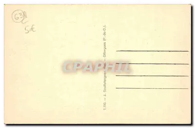 Clermont-Ferrand — Widok na Plac Jaude i Katedralę — J. Gouttelanges, n°1.110 — Rewers