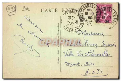 Clermont-Ferrand — Plac Jaude — Wydawnictwo Ideal — Rewers