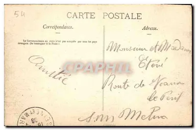 NANCY — Plac Stanisława. Żelazne bramki Jean Lamoura (1766) — La Lorraine Illustrée, nr 107 — Rewers