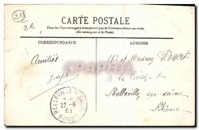 Dijon — Ogólny widok ku Świętej Bénigne — LL. nr 4 — Rewers