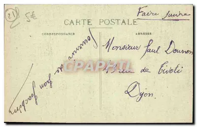 VELARS-sur-OUCHE visto do Tson au Duc — CI. L. Chaputs, N. D. E. — n° 51 — Verso