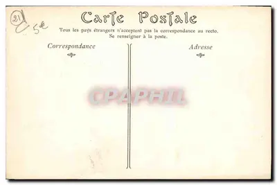 Semur — O Donjon e a Igreja Nossa Senhora — Bilhete postal antigo n°36 — Verso