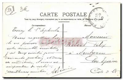 Dijon — Motyw Pomnika Piron — Aubert, wyd. 10, r. Liberté, Dijon — Rewers