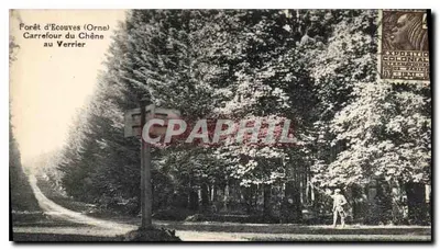 Floresta de Écouves (Orne) — Cruzeiro do Carvalho no Vidraceiro — Exposição Internacional de Paris 1900