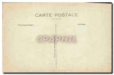 Montdidier — La Strada e la Chiesa di San Pietro — Phototypie Baudinier, Paris — Verso