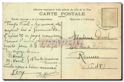 Bernadette — autentyczna fotografia zrobiona w 1858 — wydawca nieznany — Rewers