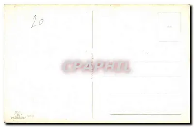 Ścieżka otoczona drzewami — widok jesieniowy — Photocolor Belgium, n° 52416 — Rewers