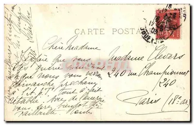 Pietro il Grande che salva le M... — Bernstamm — Parigi, 1905 — Verso