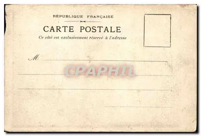 Dos mujeres en traje de la época — escena íntima — tarjeta postal francesa — Reverso