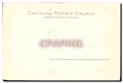 Davide, obra del Bernini — Museo en la Villa Borghese — Sborgel & Co., Praga 1908 — Reverso