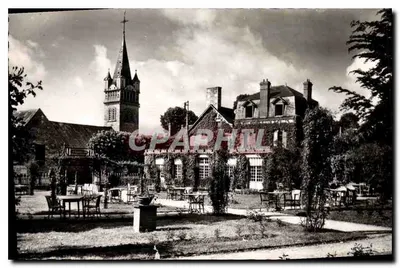 Tesse-la-Madeleine (Orne) — A Igreja vista da Roseraie — Edições René Gallois, Rueil-Malmaison