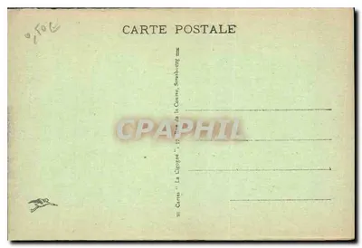Colmar - Place Rapp i Champ-de-Mars — wydawca 'Cartes de la Corrèze' n°4 — Rewers